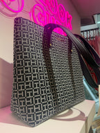 Bolso Tommy Hilfiger tote monograma azul